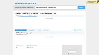 
                            6. hfecorp-redcarpet.silkroad.com at WI. SilkRoad Onboarding ...