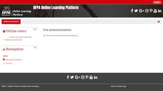 
                            1. HFPA Online Learning Platform