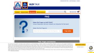 
                            4. Hier finden Sie Antworten auf Ihre Fragen zu ... - Aldi Talk