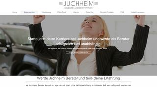 
                            8. Hier kannst du direkt Juchheim Berater werden