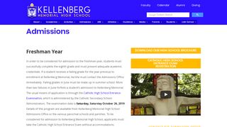 
                            6. High School Admissions - Admissions – Kellenberg Memorial ...