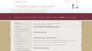 
                            8. High School Counseling Center / Parent and Student Portal LInks and ...