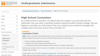 
                            5. High School Counselors | Undergraduate …