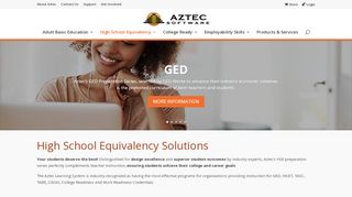 
                            4. High School Equivalency | Aztec Software