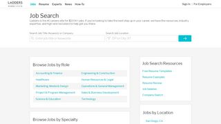 
                            2. Highest Paying Jobs, $100K Jobs Search - Ladders …