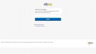 
                            9. Hilfe beim Einloggen - fyp.ebay.de