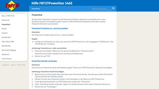 
                            10. Hilfe FRITZ!Powerline 546E - service.avm.de