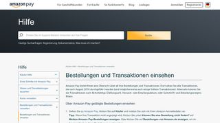 
                            4. Hilfe - pay.amazon.de