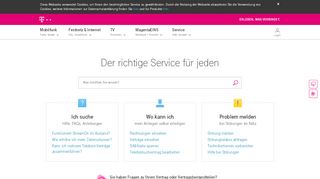 
                            3. Hilfe & Service | Telekom Hilfe