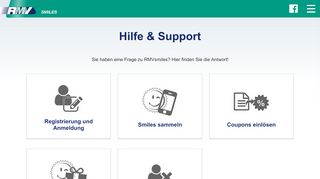 
                            7. Hilfe und Support - RMVsmiles Bonusprogramm