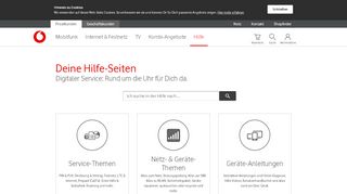 
                            4. Hilfe | Vodafone