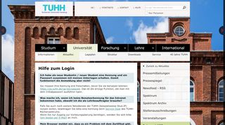 
                            4. Hilfe zum Login - TUHH Intranet