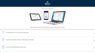 
                            2. Hilton Wi-Fi Support