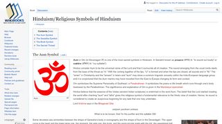 
                            3. Hinduism/Religious Symbols of Hinduism - Wikibooks, open ...