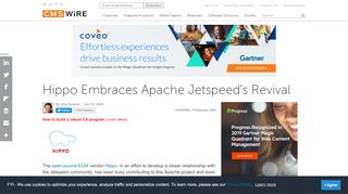 
                            9. Hippo Embraces Apache Jetspeed's Revival - CMSWire