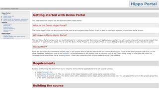 
                            9. Hippo Portal - Getting started with Demo Portal