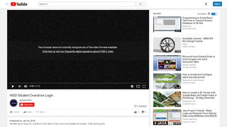 
                            8. HISD Student Overdrive Login - YouTube