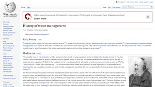 
                            4. History of waste management - Wikipedia