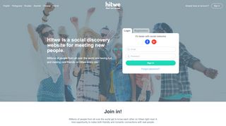 
                            3. Hitwe – discover new friends!