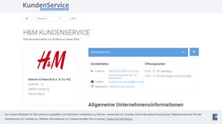 
                            5. H&M - kundenservice.de