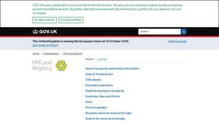 
                            2. HM Land Registry - GOV.UK