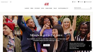 
                            7. H&M Membership | Join to Collect Points & Rewards
