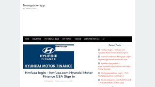 
                            9. Hmfusa login - hmfusa.com Hyundai Motor Finance USA Sign in