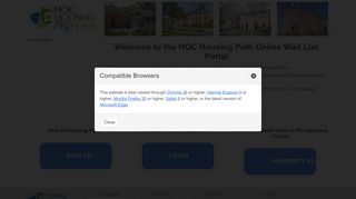 
                            11. HOC Housing Path - Homepage