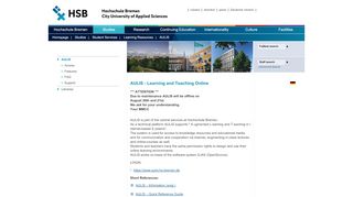 
                            3. Hochschule Bremen - AULIS - Studium und Lehre online