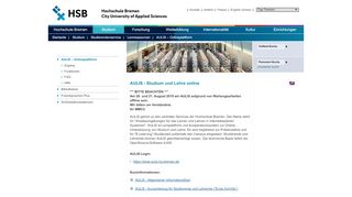 
                            1. Hochschule Bremen - AULIS - Studium und Lehre …