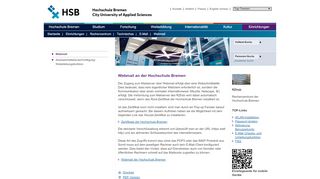 
                            7. Hochschule Bremen - Webmail an der Hochschule Bremen