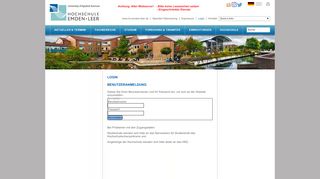 
                            7. Hochschule Emden/Leer: Login