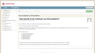 
                            8. Hoe bereik ik de webmail van DirectAdmin? - …