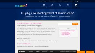 
                            7. Hoe kan ik op DirectAdmin inloggen? - Antagonist …