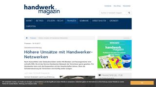 
                            9. Höhere Umsätze mit Handwerker-Netzwerken - …