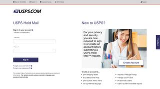 
                            9. Hold Mail | USPS - Postal Store - USPS.com