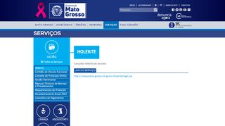 
                            4. Holerite - Serviços - mt.gov.br