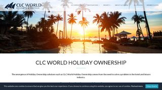 
                            6. Holiday Ownership, - CLC World Resorts & Hotels