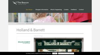 
                            7. Holland & Barrett - The Beacon Centre