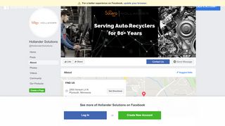 
                            3. Hollander Solutions - About | Facebook