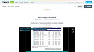 
                            7. Hollander Solutions on Vimeo