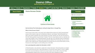 
                            8. Home Access Center | District Office - Bethel School District