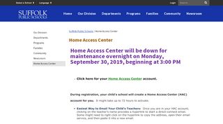 
                            3. Home Access Center - Suffolk Public Schools