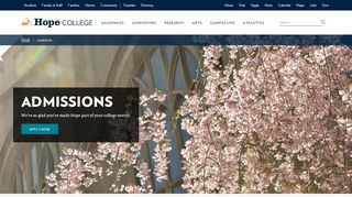 
                            11. Home | Admissions - Hope College