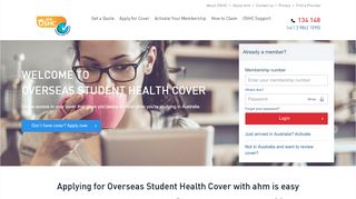 
                            6. Home | ahm Overseas Students Health Cover