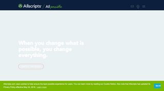 
                            6. Home | Allscripts | Changing what's possible in healthcare