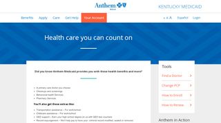 
                            7. Home | Anthem BlueCross BlueShield - Kentucky Medicaid