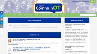 
                            9. Home - AOTA's CommunOT