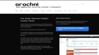 
                            4. Home - Arachni - Web Application Security Scanner Framework