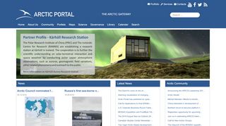 
                            2. Home - Arctic Portal - The Arctic Gateway